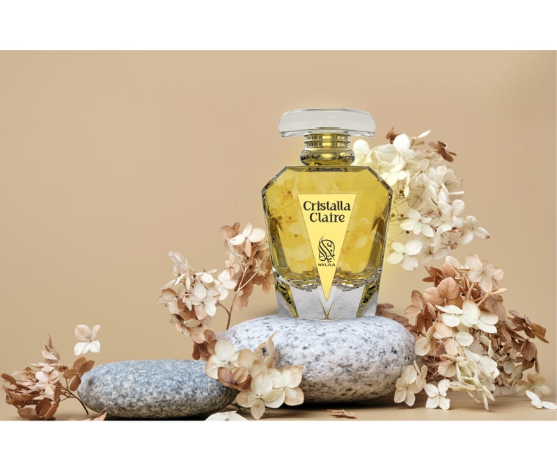 NYLAA Cristalla Claire Eau De Parfum(EDP) 100ML | Premium Perfume for Women | Long Lasting Fragrance | Daily Use Perfume - Image 5