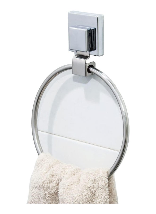 Home Pro Home Pro Smarloc Towel Ring Silver 
