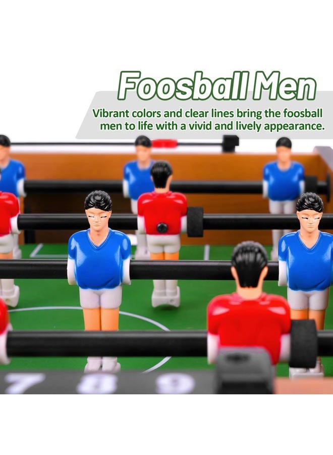 win.max Mini Foosball Table (Upgrade) 20-Inch Foosball Table Adult Size Top Football/Soccer Game Table for Kids Easy to Store - Image 4