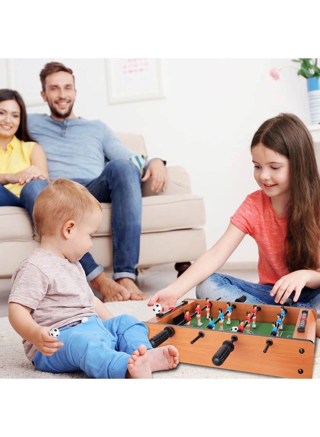 win.max Mini Foosball Table (Upgrade) 20-Inch Foosball Table Adult Size Top Football/Soccer Game Table for Kids Easy to Store - Image 5