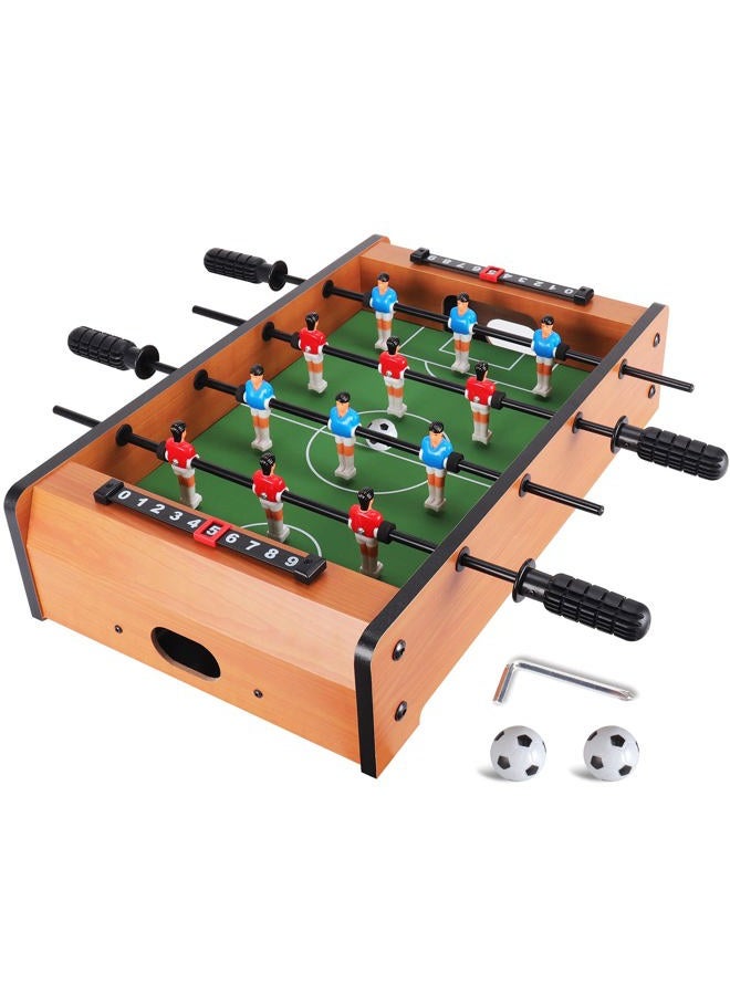 win.max Mini Foosball Table (Upgrade) 20-Inch Foosball Table Adult Size Top Football/Soccer Game Table for Kids Easy to Store - Image 1