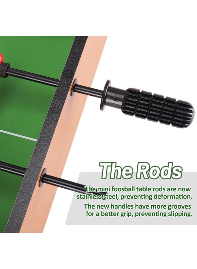 win.max Mini Foosball Table (Upgrade) 20-Inch Foosball Table Adult Size Top Football/Soccer Game Table for Kids Easy to Store - Image 3