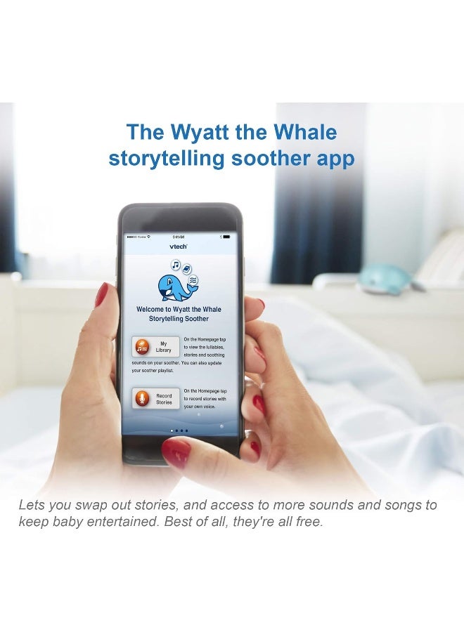 vtech VTech BC8312 Wyatt The Whale Storytelling Baby Sleep Soother - Image 5