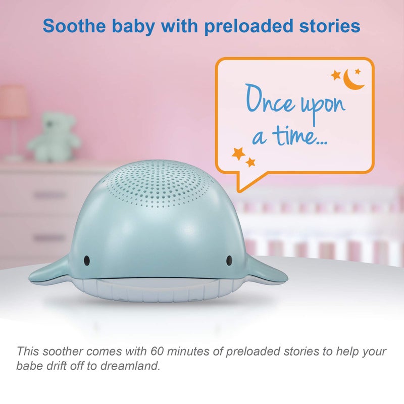 VTech Communications BC8312 Wyatt The Whale Storytelling Baby Sleep Soother with a White Noise Sound Machine Featuring; 10 Stories, 10 Ambient Sounds & 10 Calming Melodies with Glow-on-Ceiling - Image 3