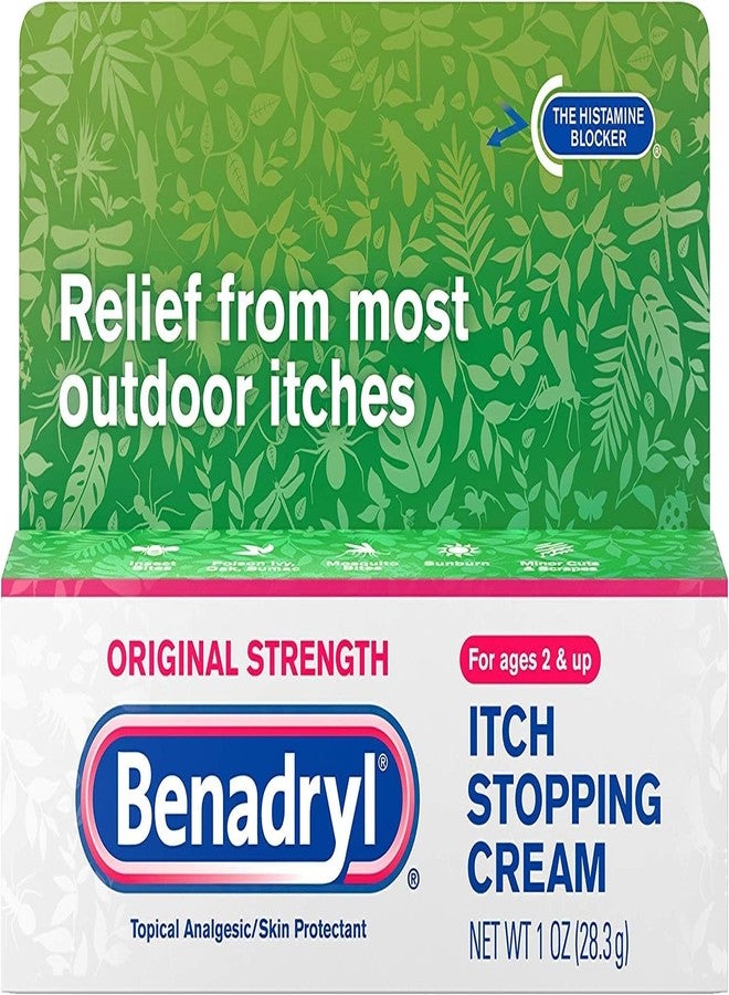 Benadryl Itch Stopping Cream Original Strength 1 oz (Pack of 10) - Image 1