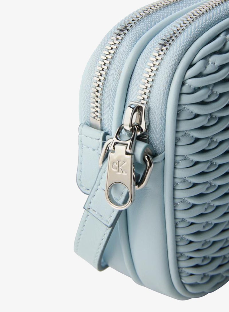 CALVIN KLEIN Pleated Crossbody Bag - Image 3