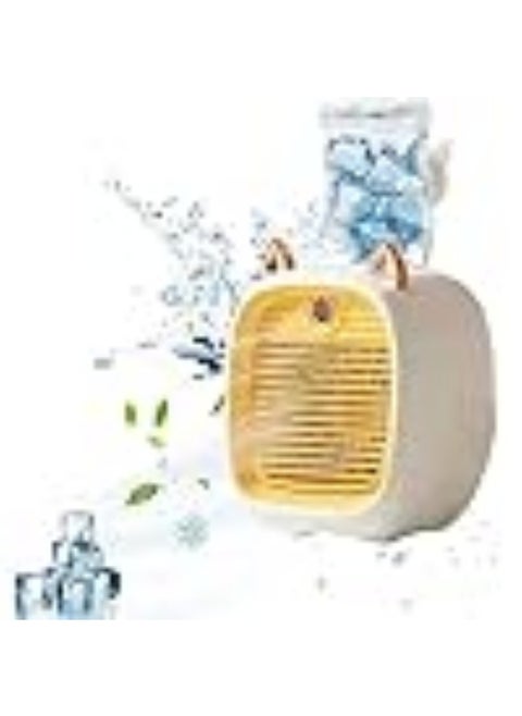 Table Desk Fan  Powerful, Fine Mist, Noise Reduction,  Ideal for Bedroom, Office, Living Room! Easy to Clean, Enhance Your Health with Optional Essence