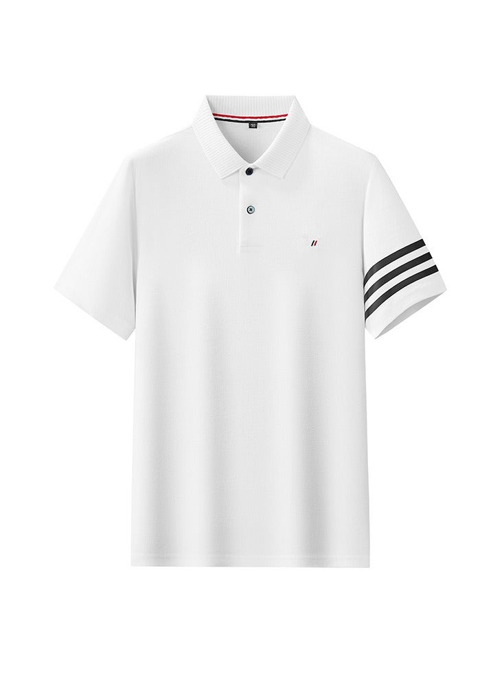 KUYING Business Casual Short Sleeved POLO T-shirt 