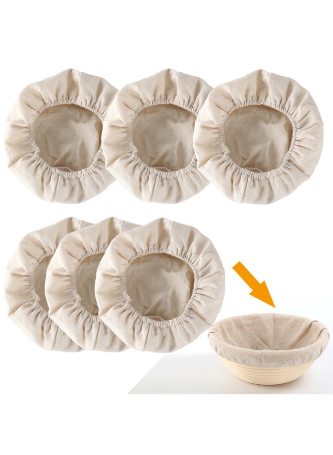 Cross-border Round Oval Bread Basket Cloth Cover European Country Bread Fermentation Basket Cloth Cover Lining Wholesale White-Specifications:Oval Cloth Cover 28*14*8cm 1 Piece-Color:Beige - Image 4