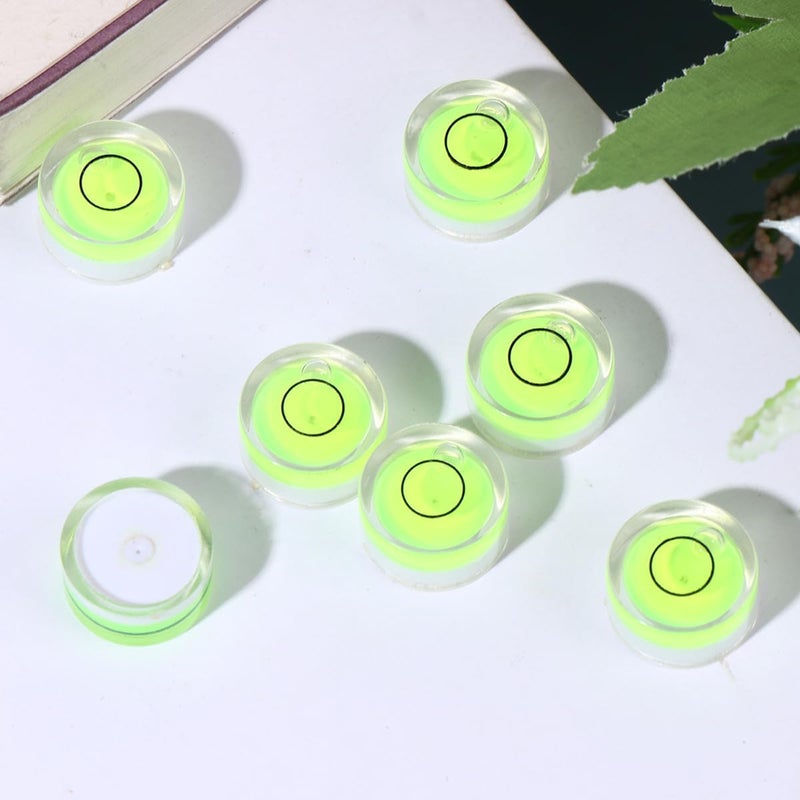 10pcs 18x9mm Horizontal Circular Bubble Level Spirit Calibration Tool for Measuring Layout and Universal Leveling in Workshop and Home Use - Image 5