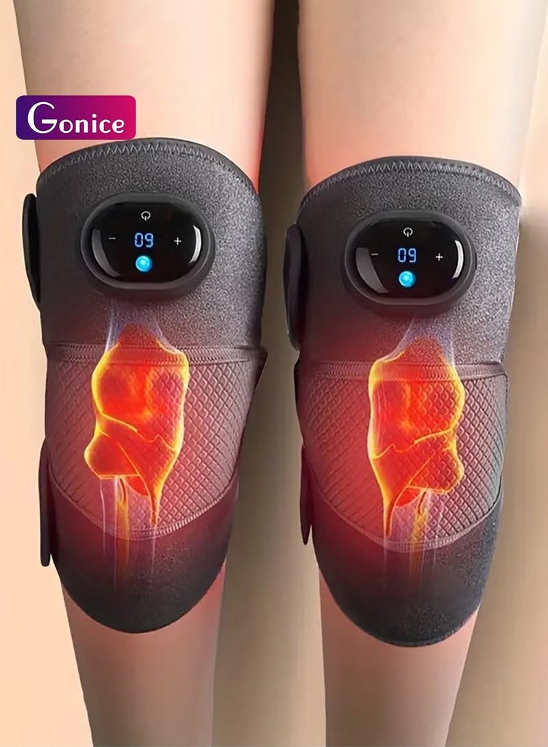 Gonice Advanced Knee Relief, Multi-Functional Heated Massager with Five Heating Modes and Three Massage Modes. Relieves Joint Pain and Stress - Image 1