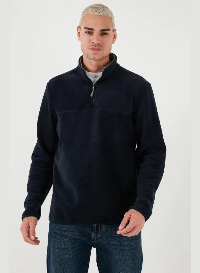 Buratti  Buratti Regular Fit Anti-Pilling Non-Pilling Standing Collar Raised 2-Pack Polar Men's POLAR 5896700S2 for Men | Best Price UAE