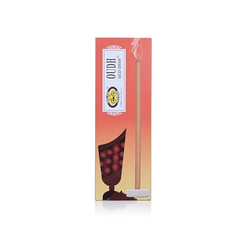 Cycle Pure Oudh Fragrance Bambooless Solid Dhoop Sticks for Puja | Handcrafted & Eco Friendly | Incense Sticks with Free Dhoop Holder | Agarbatti for Rituals | Pack of 2 - Image 4
