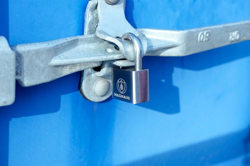Magmaus® PDL40 Heavy Duty Lock with 3 Keys - [Stainless Steel] Weatherproof Padlock for Outdoor Use - Ideal for Storage Unit, Shipping Container, Gate - Image 5