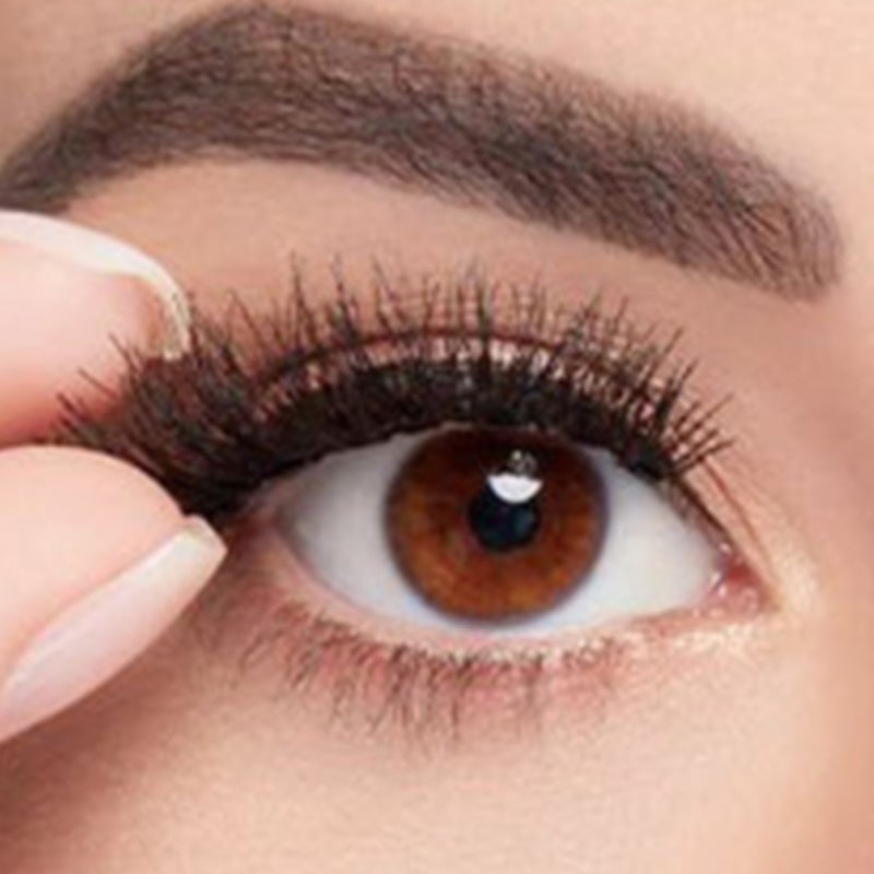 3 Pairs False Eyelashes Self Adhesive Reusable Thick Curly Fake Eyelashes with Storage Boxes - Image 5