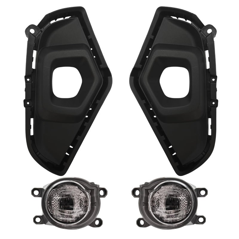 WILD BEAR LED Fog Lights Compatible with 2019 2020 2021 2022 2023 2024 2025 Toyota RAV4 1 Pair Fog Lamps with switch,harness Kit (Clear lens) - Image 2