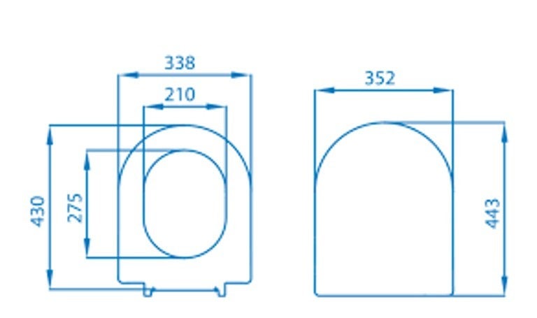 Toilet Seat / Lid with Soft-Close (Slow Drop) - Image 3
