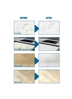 WILLIAM WEIR Stone Polishing Care Wax, Granite Cleaner and Polish, Quartz Countertop Cleaner, Marble Polish for Marble Furniture, Ceramic Tiles, Stone Floor, Stone Polish Protection 80g  - Image 2