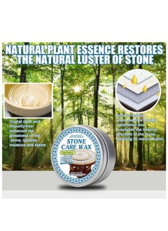 WILLIAM WEIR Stone Polishing Care Wax, Granite Cleaner and Polish, Quartz Countertop Cleaner, Marble Polish for Marble Furniture, Ceramic Tiles, Stone Floor, Stone Polish Protection 80g  - Image 4