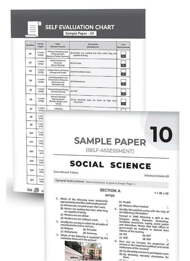 null - Educart CBSE Class 10 SOCIAL SCIENCE Sample Papers 2023 (With Exclusive Topper Answers and Marks breakdown 2022-23) - Image 1