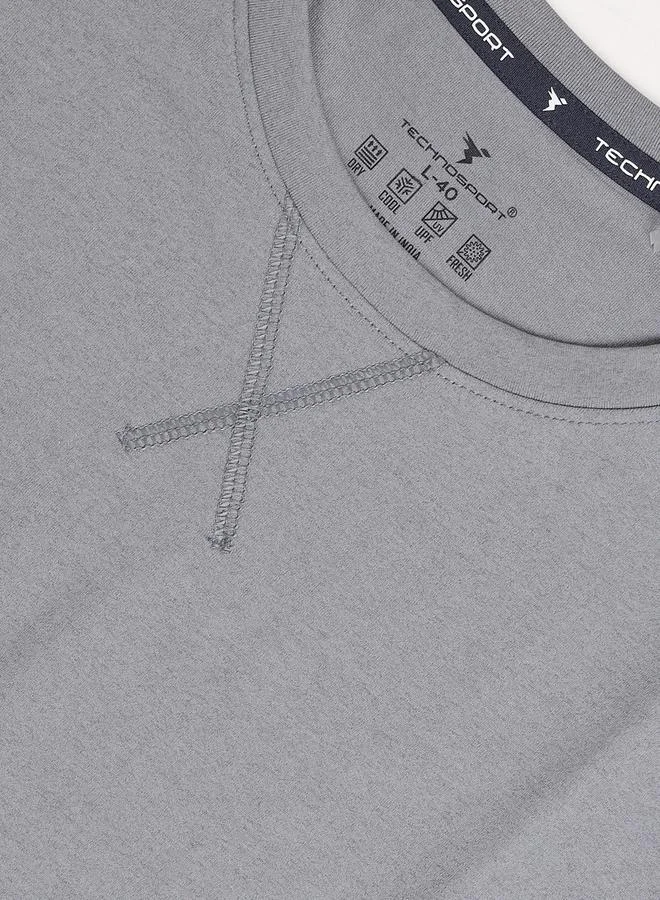 Technosport Technosport Solid Long Sleeves Regular Fit T-Shirt
