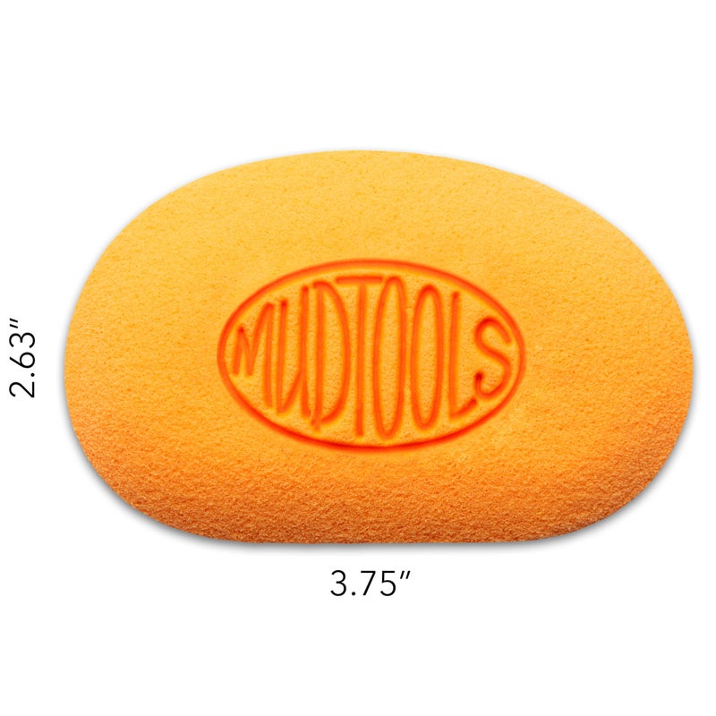 Mudtools Mudsponges Pack, White Finishing Pottery Sponge, Orange Absorbant, Blue Workhourse, Wheel Throwing, Hand Building Clay, Ceramics (3-Pack) - Image 4