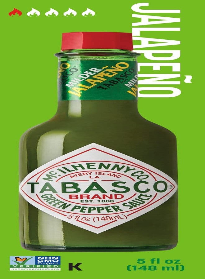 TABASCO® Brand Green Jalapeño Pepper Sauce, 5 oz (Pack of 12) - Image 2
