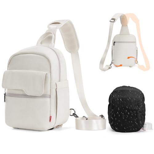 Cwatcun Camera Bag Crossbody Shoulder Messenger Camera Case, Lightweight DSLR/SLR/Mirrorless Photography Bag with Tripod Holder and Rain Cover for Canon, Nikon, Sony, Fuji Cameras, Lens Accessories - Image 1