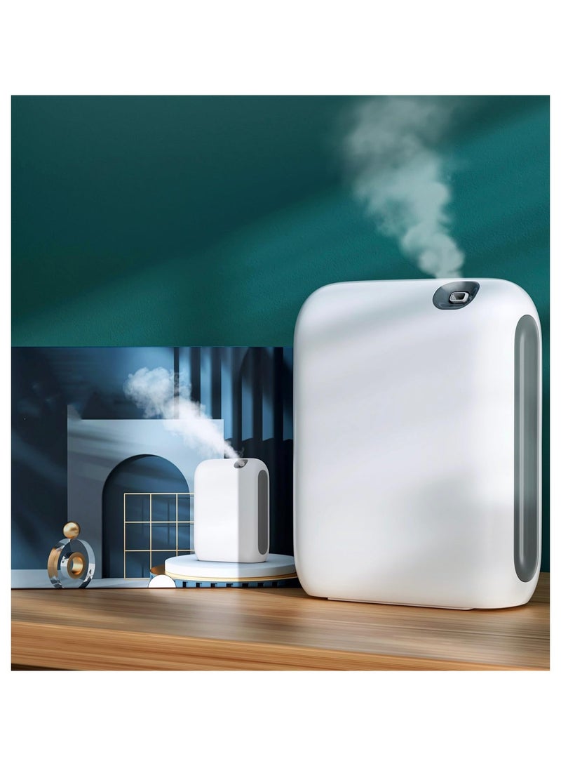 SYOSI Portable Nebulizing Scent Air Machine, 1500 sq.ft Coverage Scent Air Machine for Home, Wall Mounted Cold Air Scent Diffusers for Home, Bluetooth Smart Oil Diffuser Large Room Hotel Office (White)  - Image 1