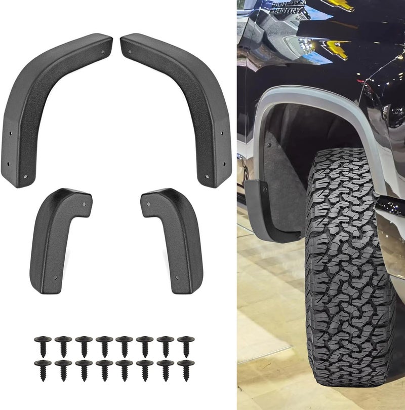 Tussgey Mud Flap Delete Kit for Chevy Silverado 1500 (2019-2024) - Image 1