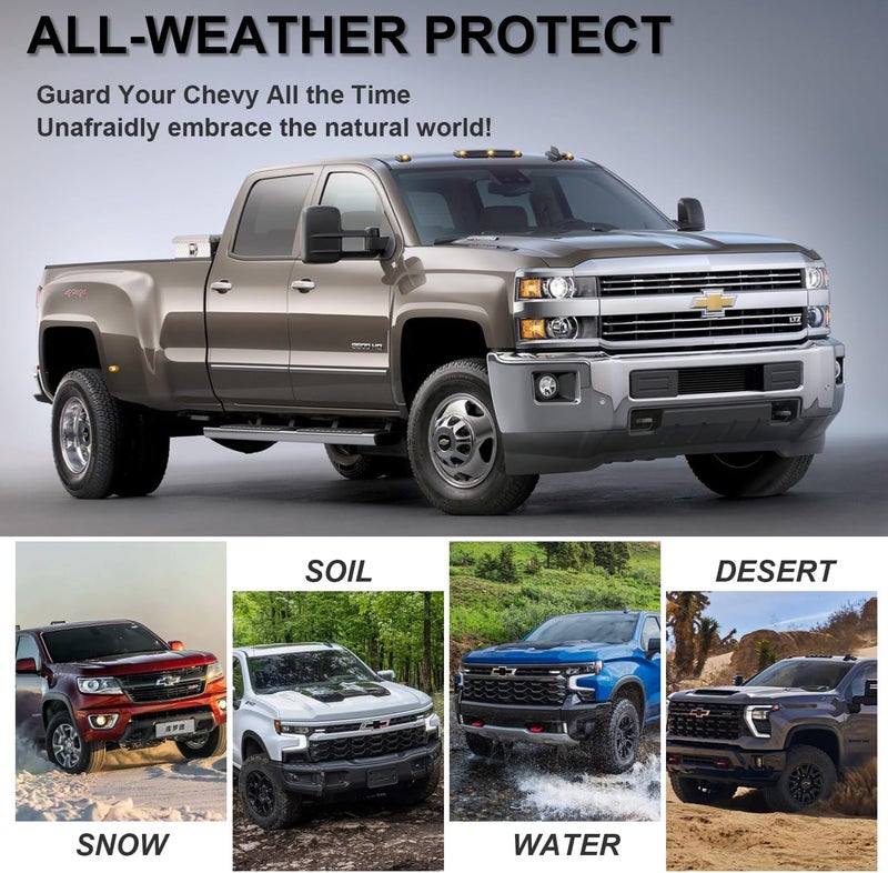 Tussgey Mud Flap Delete Kit for Chevy Silverado 1500 (2019-2024) - Image 3