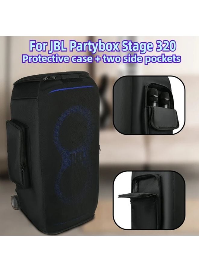 Black Protective Case For Partybox Stage 320 Speaker Dust Proof Cover - Image 3