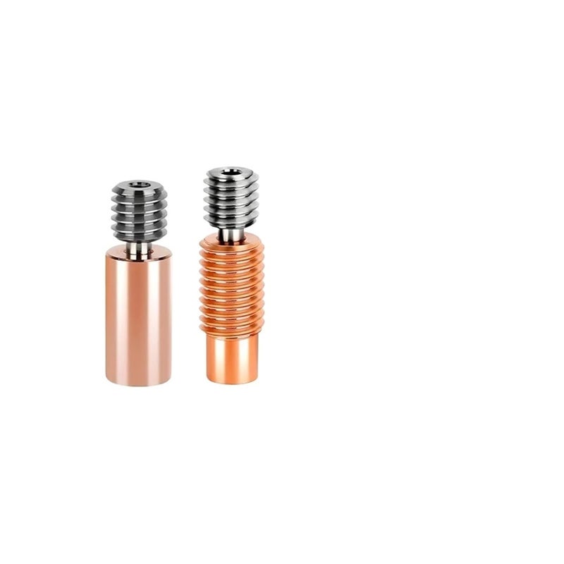Threaded Version 10 Pcs V6 Bimetal Heatbreak Copper Titanium Upgrade Throat For X1 X2 Pro 3D Printer - Image 1