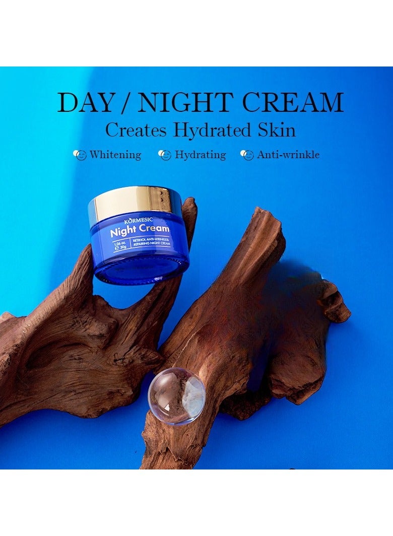 Kormesic ريتينول كريم ليلي-30 جرام كريم ليلي مضاد للشيخوخة وإصلاح - Image 5