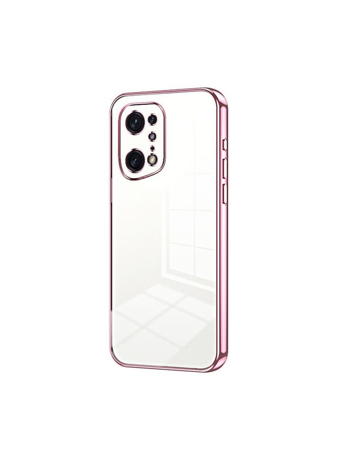 اس-توب جراب لهاتف OPPO Find X5 Pro، جراب شفاف بفتحة دقيقة - Image 1