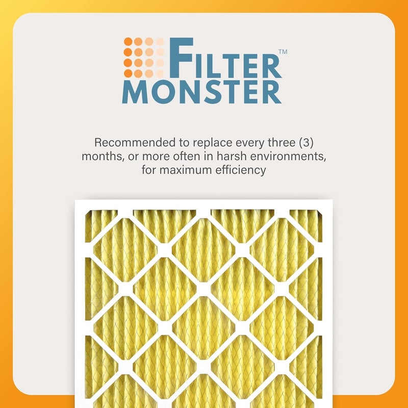 Filter-Monster.com Filter-Monster 16x25x1 Enhanced Defense MERV 11 Pleated HVAC Air Conditioner Furnace Replacement Air Filter, 4 Pack (Actual Filter Dimensions 15.5 x 24.5 x .75 inches) - Image 4