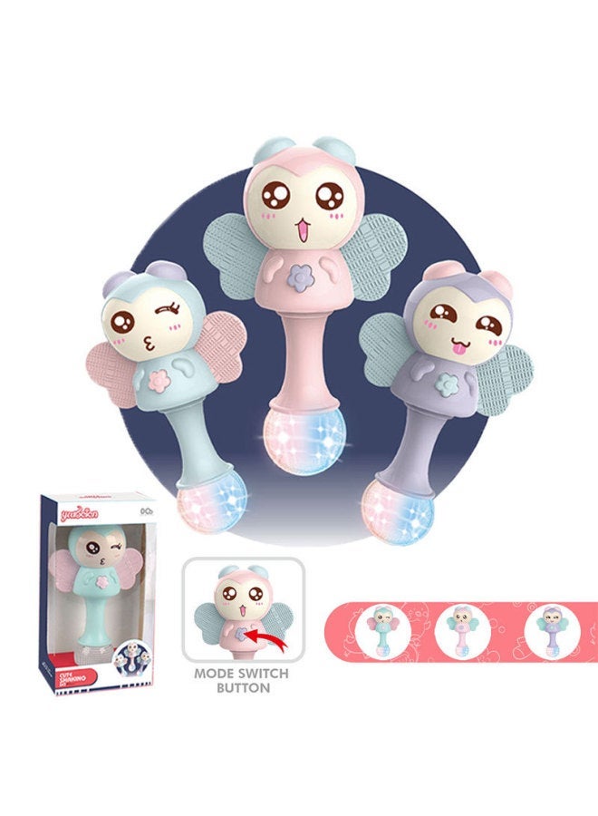 E-commerce Children's Music Rhythm Stick Rattle Toy Baby Rocking Teether Educational Early Education-Color:Music Stick/one Random Color - Image 2