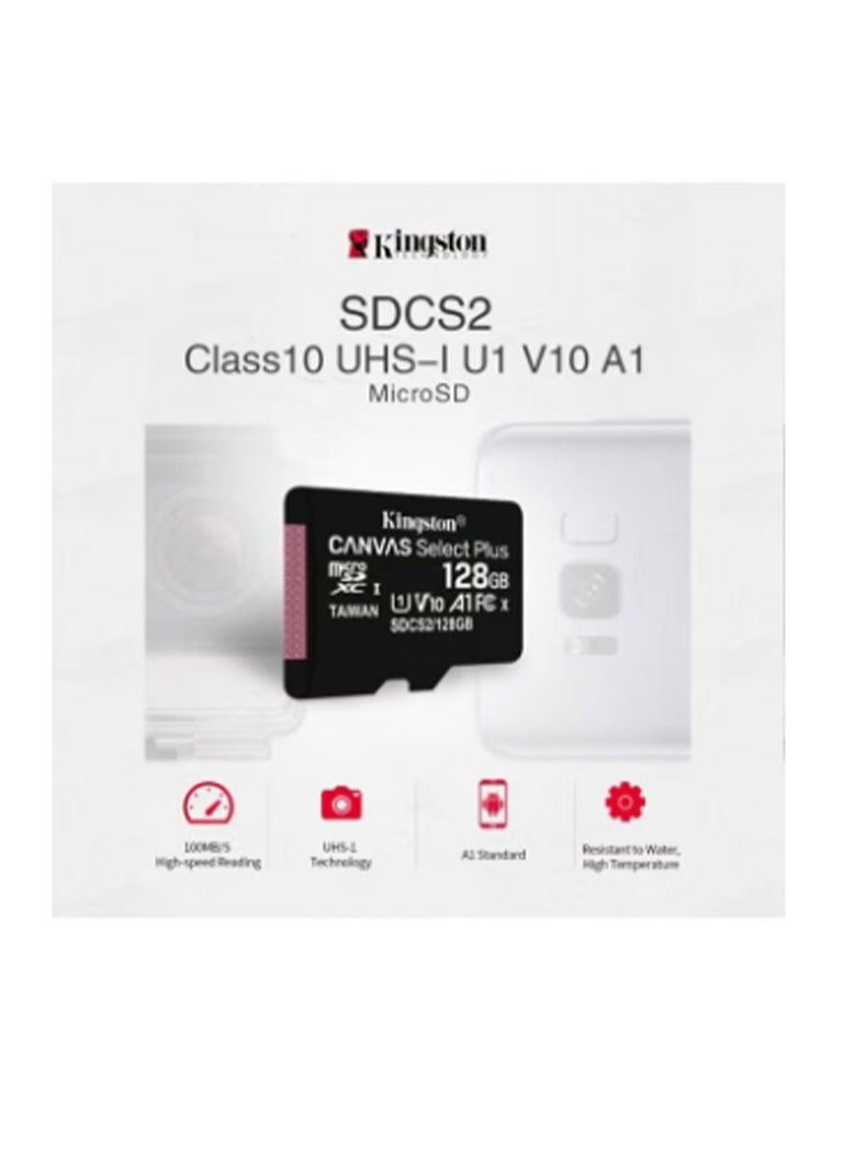 Kingston Canvas Select Plus MicroSD UHS-1 Memory Card 128 GB  - Image 4