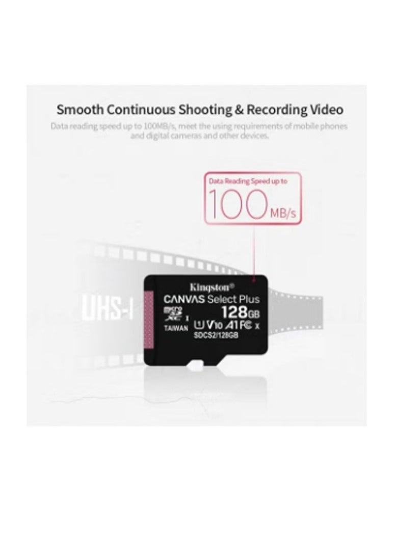 Kingston Canvas Select Plus MicroSD UHS-1 Memory Card 128 GB  - Image 5