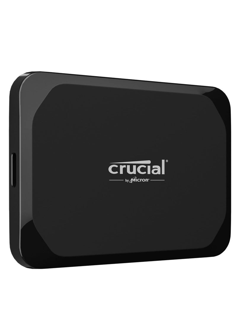 كروشيال X9 1TB SSD خارجي محمول، USB-C 3.2 الجيل 2، سرعة قراءة تصل إلى 1050MB/s، مقاوم للصدمات والسقوط، توصيل وتشغيل لويندوز، ماك، أندرويد، أجهزة الألعاب | CT1000X9SSD9 - Image 1