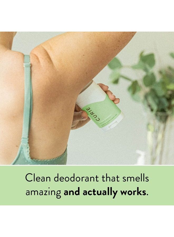 Curie All-Natural Deodorant Stick for Men and Women | Aluminum-Free, Paraben-Free, Cruelty-Free | White Tea 1 Pack - Image 5
