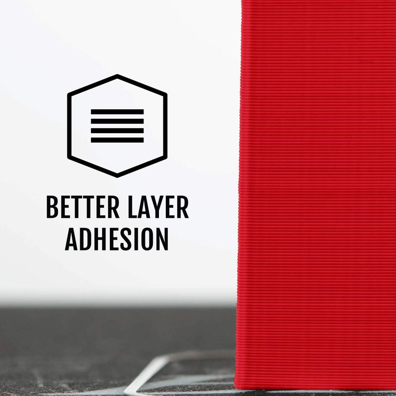 HATCHBOX 1.75mm Red PLA 3D Printer Filament, 1 KG Spool, Dimensional Accuracy +/- 0.03 mm, 3D Printing Filament - Image 4