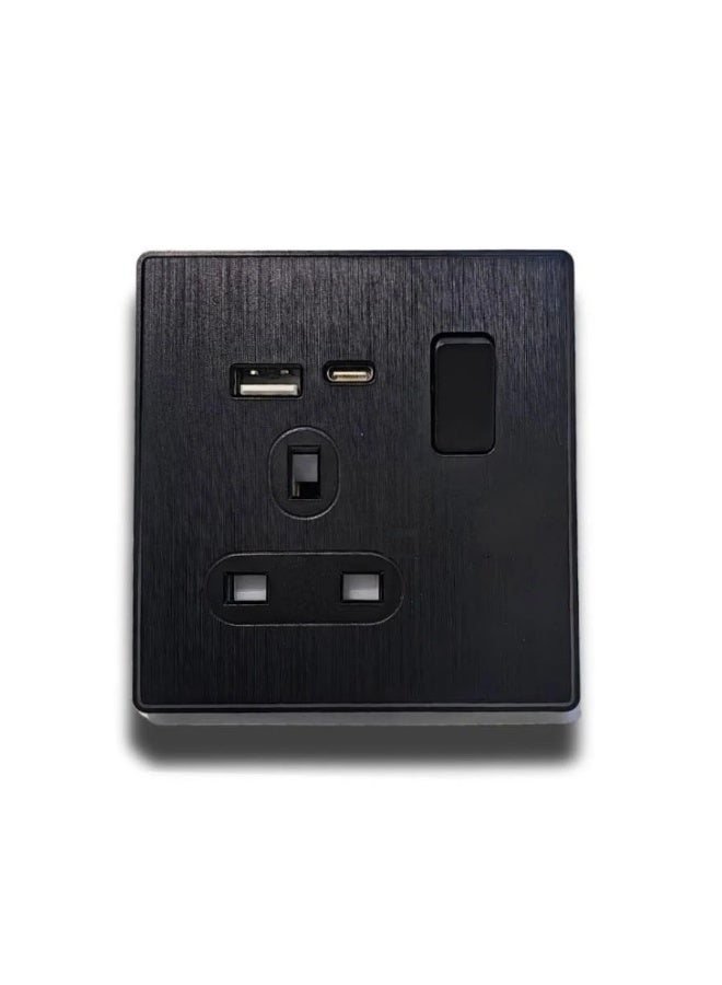 CL Triple fish with USB input and type input, black color - Image 1