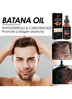 EELHOE Batana Oil For Hair Growth, Batana Oil Organic For Healthy Hair, Repair Damaged Hair, Nourishes Thin Hair Scalp Skin And Loss Hair Growth Fir, Reduces Hair Loss, 30ML  - Image 4