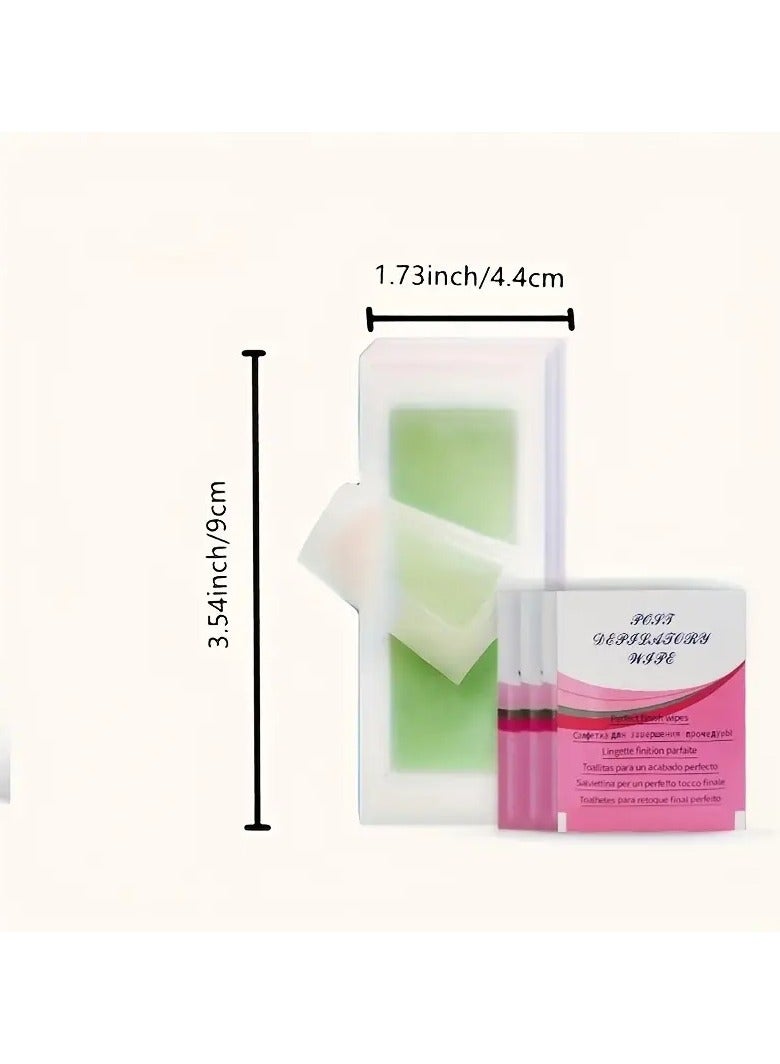 ORiTi شرائح شمع الوجه سريعة وغير مؤلمة للنساء - 20 قطعة - تزيل شعر الوجه والحواجب والشفة العليا والخدود - مثالية لجميع أنواع البشرة - حل سهل ومريح لإزالة الشعر - Image 3