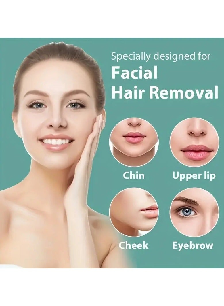 ORiTi شرائح شمع الوجه سريعة وغير مؤلمة للنساء - 20 قطعة - تزيل شعر الوجه والحواجب والشفة العليا والخدود - مثالية لجميع أنواع البشرة - حل سهل ومريح لإزالة الشعر - Image 4