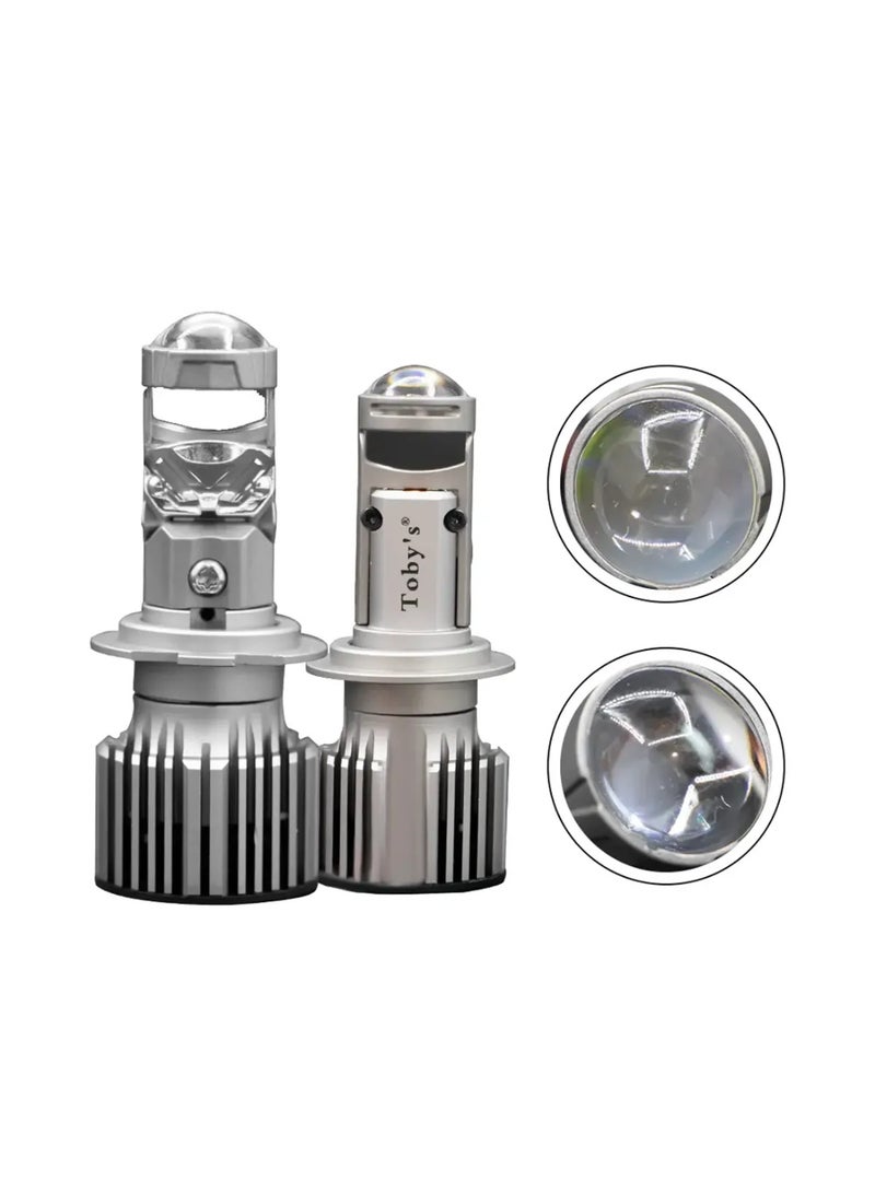 توبيز مصابيح أمامية LED جديدة من Tobys TL3 مع عدسة جهاز عرض صغير، شعاع عالي/منخفض، تيار مستمر 12 فولت، 6500 كلفن، ضوء أبيض - TL3 LENSE - Image 2