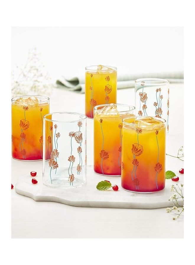 BOROSIL Vision D'signer Glass Set Of 6- Microwavable, Medium White - Image 3