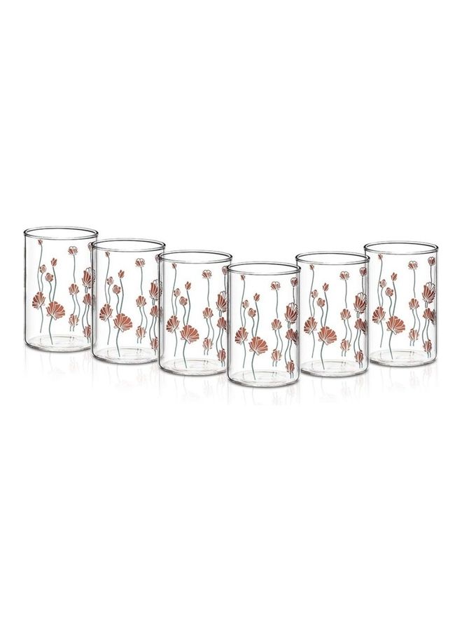 BOROSIL Vision D'signer Glass Set Of 6- Microwavable, Medium White - Image 5