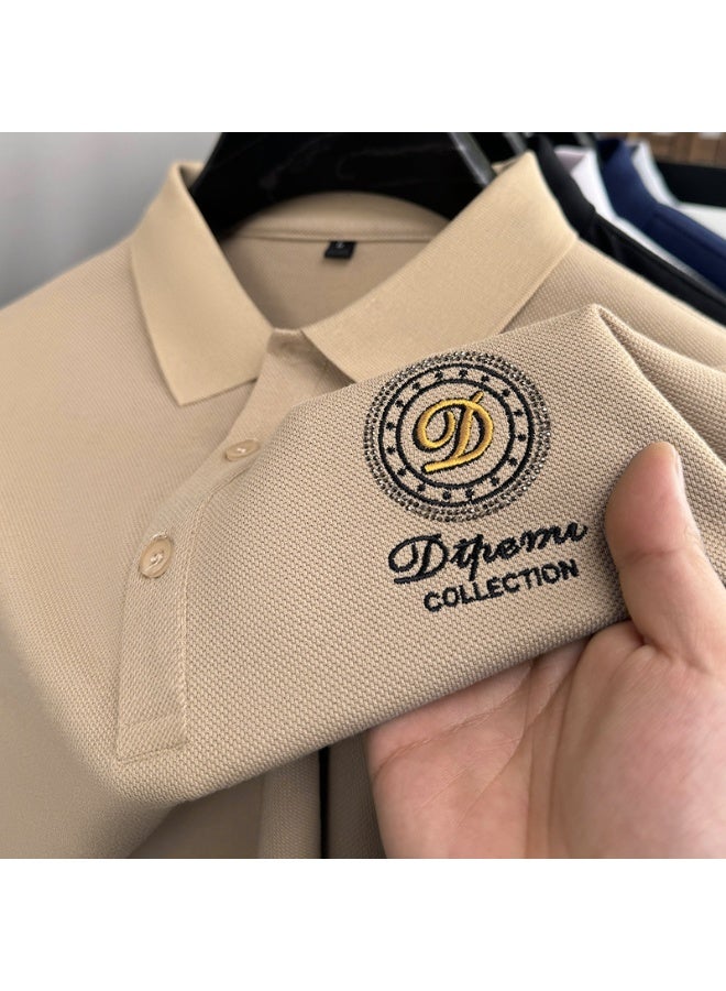 D DESIGNS Short Sleeve Polo Shirt Men Summer Trend Design Brand Embroidery  Cool Breathable Casual T-shirt Men's Clothing - Image 1